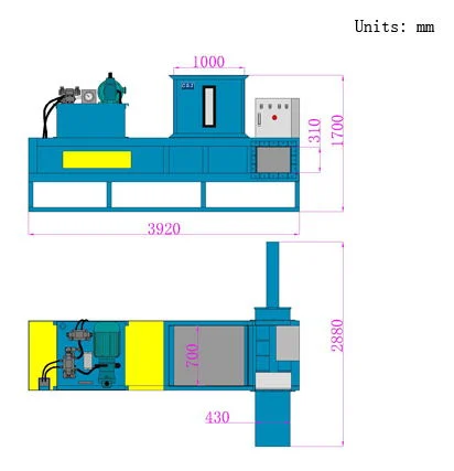 Bamboo Fiber Corncob Bagging Baler Machine Sawdust Baler Machine