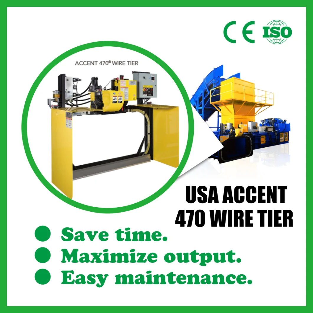 Fully Automatic Two RAM Baler Plastic Bottle Baling Machine