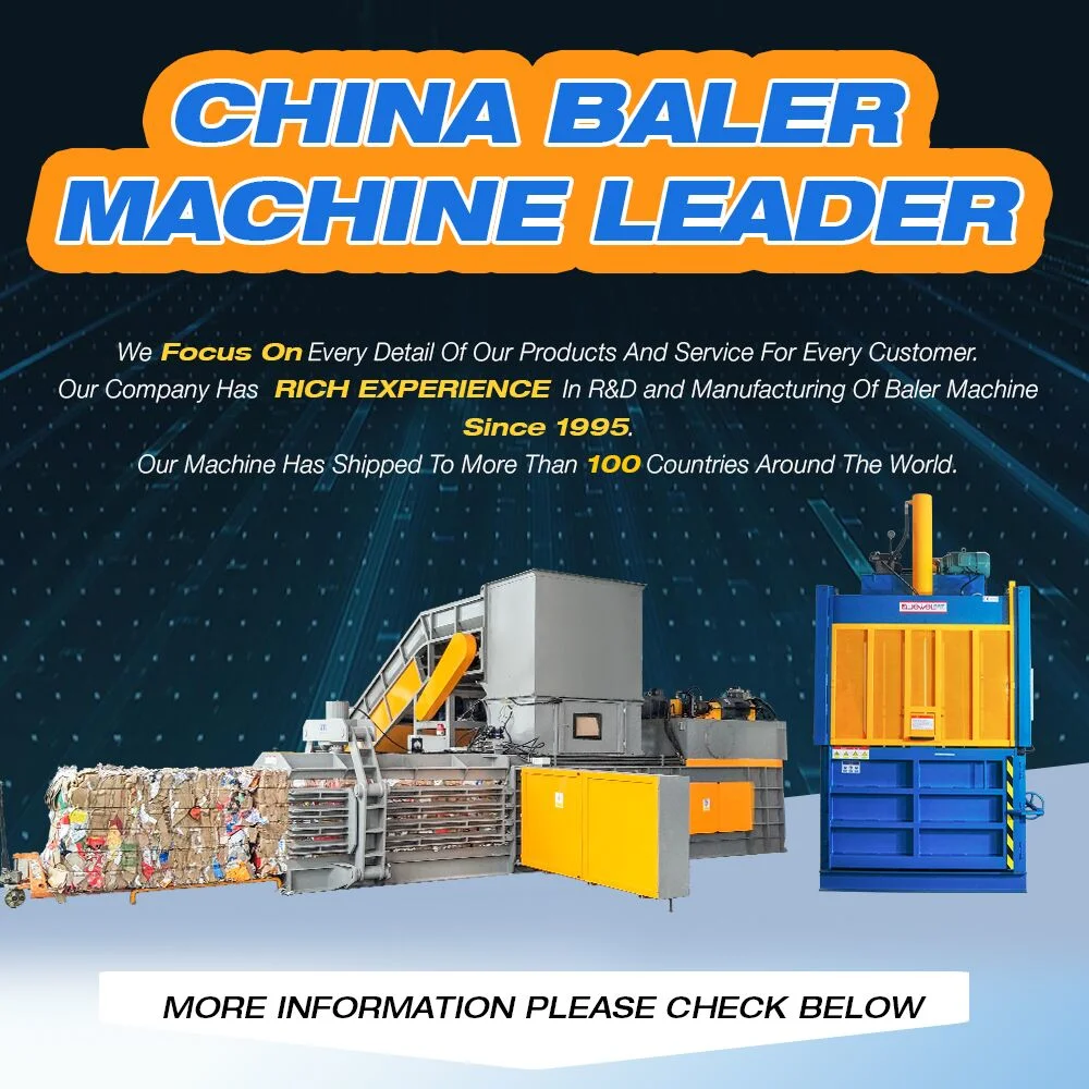 Hot Sale Small Vertical Marine Baler