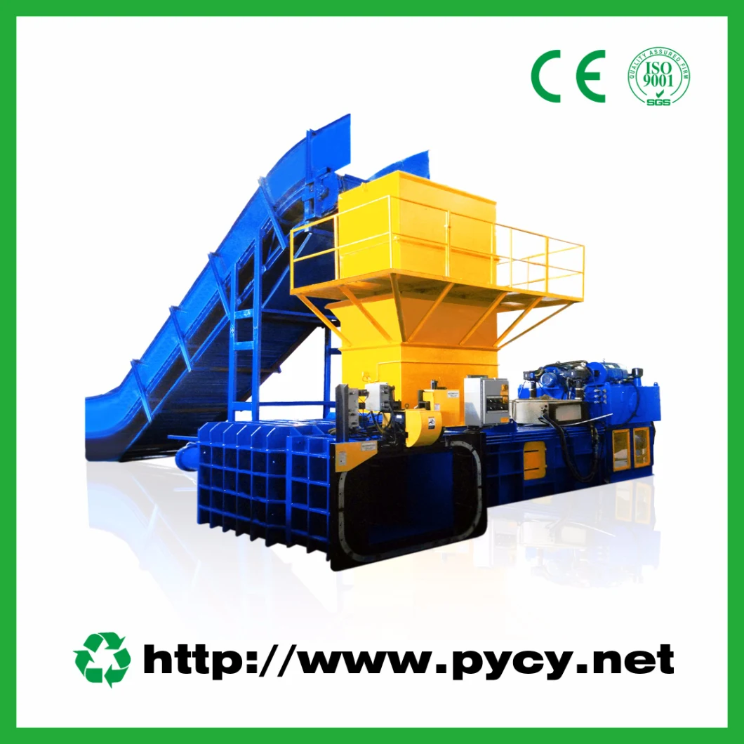 Automatic Hydraulic Two RAM Compress Packing Machine Baler