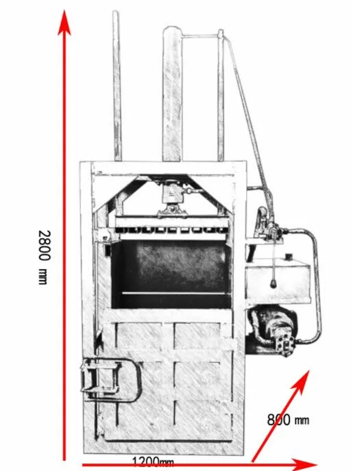 Textile Baler Machine