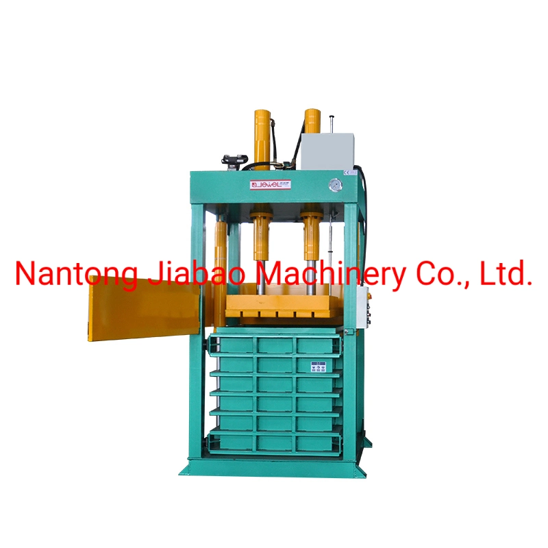 Hydraulic Vertical Lifting Chamber Clothing Baler