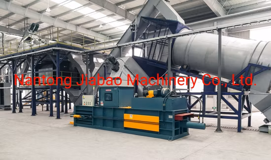 Полуавтоматический горизонтальный пресс-подборщик лома бутылок из губчатого волокна с гидравлическим волокном