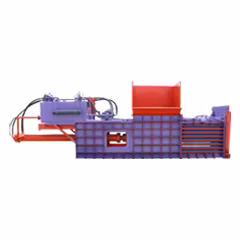 Полуавтоматический горизонтальный пресс-подборщик макулатуры с гидравлической дверью